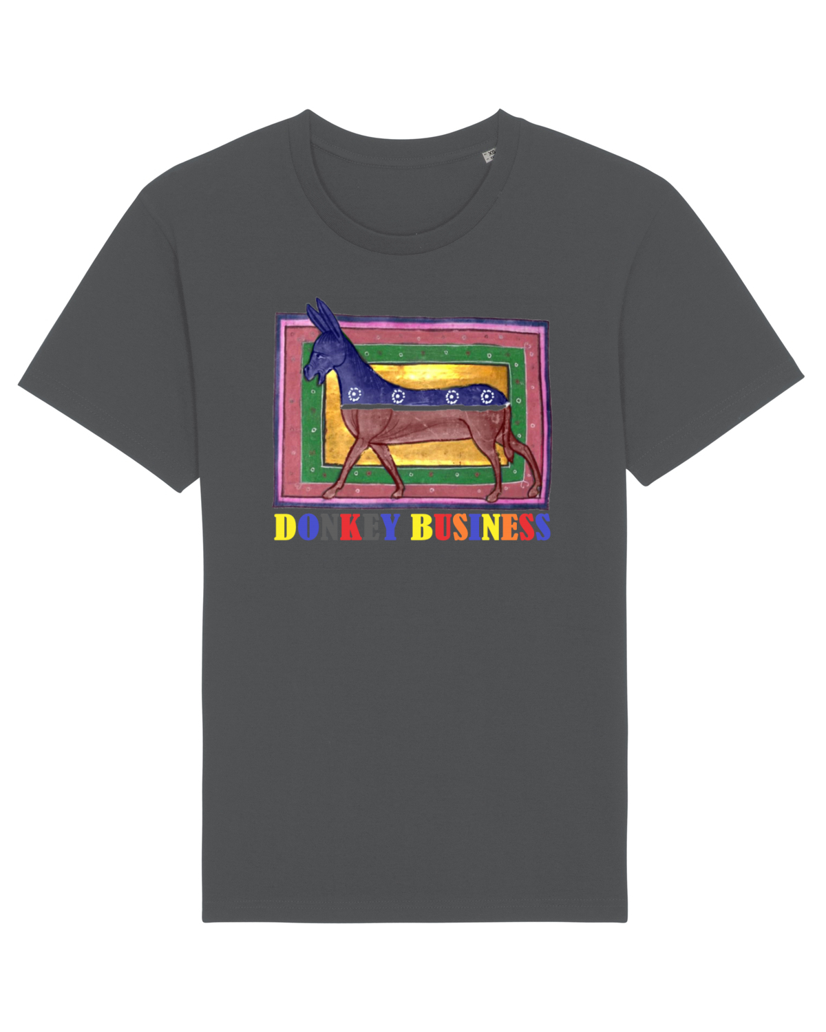 Tricou mânecă scurtă Unisex Rocker Anthracite