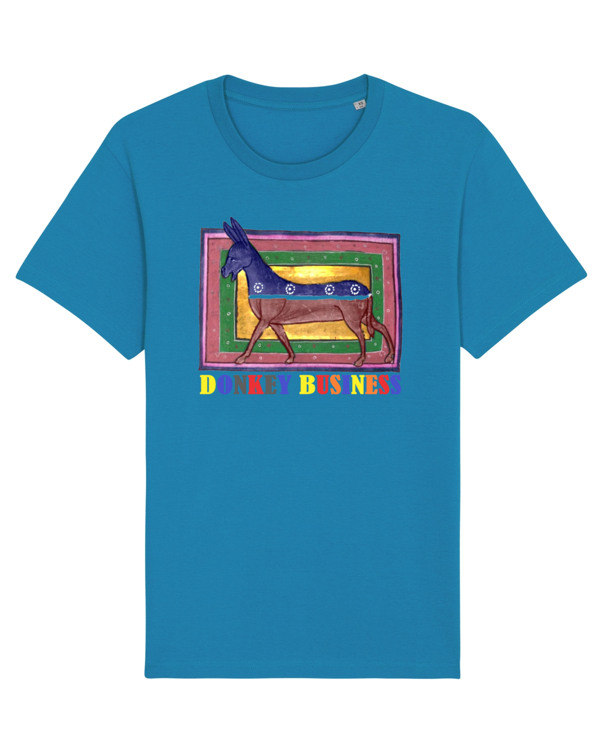Tricou mânecă scurtă Unisex Rocker Azur