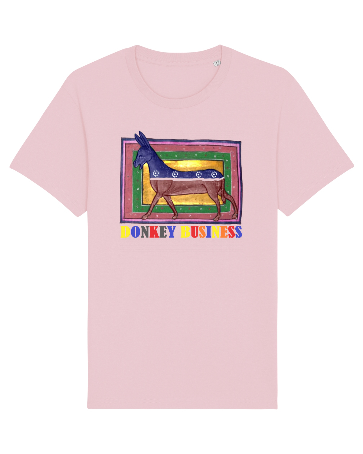 Tricou mânecă scurtă Unisex Rocker Cotton Pink