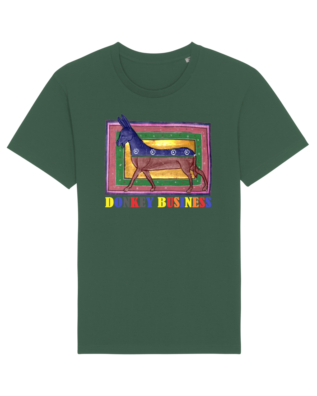 Tricou mânecă scurtă Unisex Rocker Bottle Green