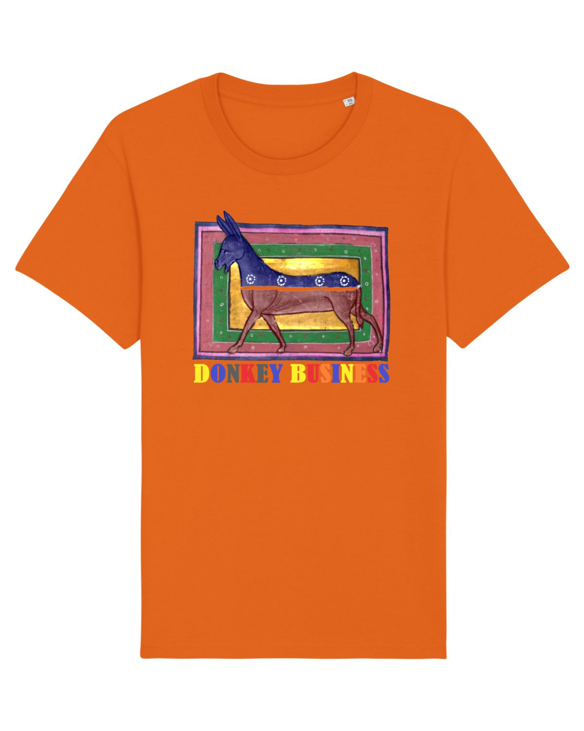 Tricou mânecă scurtă Unisex Rocker Bright Orange
