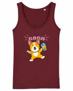 Kawaii Corgi Drinking Boba Tea Maiou Damă Dreamer