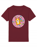 Kawaii Corgi Drinking Boba Tea Tricou mânecă scurtă  Copii Mini Creator