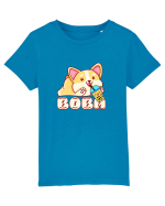 Kawaii Corgi Drinking Boba Tea Tricou mânecă scurtă  Copii Mini Creator