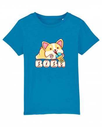 Kawaii Corgi Drinking Boba Tea Azur