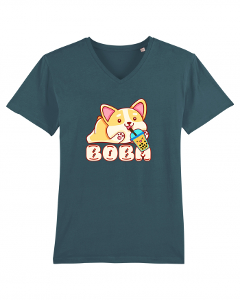 Kawaii Corgi Drinking Boba Tea Stargazer