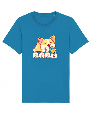 Kawaii Corgi Drinking Boba Tea Azur