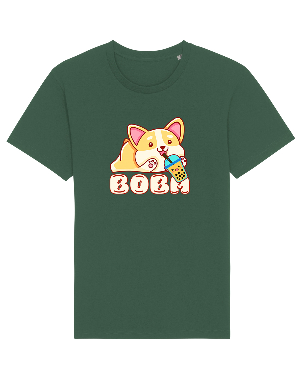 Tricou mânecă scurtă Unisex Rocker Bottle Green