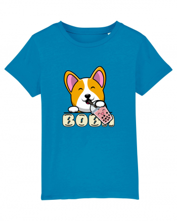 Kawaii Corgi Drinking Boba Tea Azur