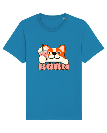 Kawaii Corgi Drinking Boba Tea Azur