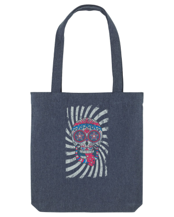 American Sugar Skull Midnight Blue