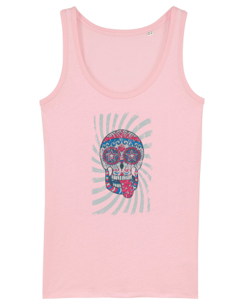 American Sugar Skull Cotton Pink