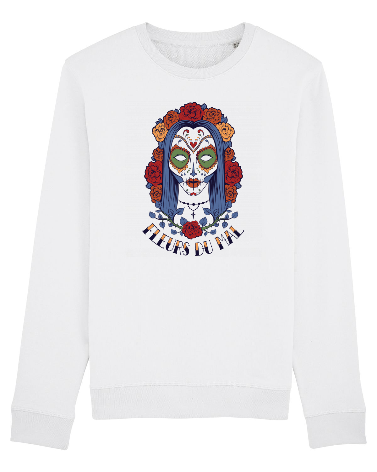 Bluză mânecă lungă Unisex Rise White