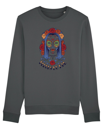 Fleurs Du Mal Woman Skull Anthracite