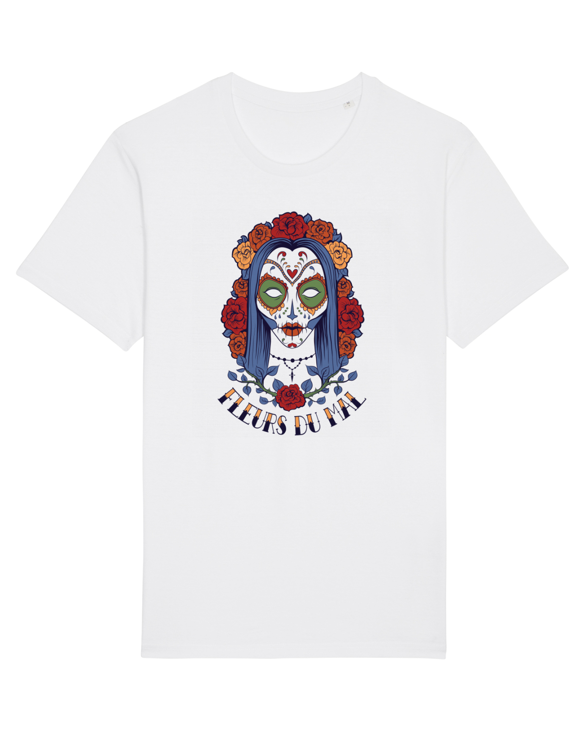 Tricou mânecă scurtă Unisex Rocker White