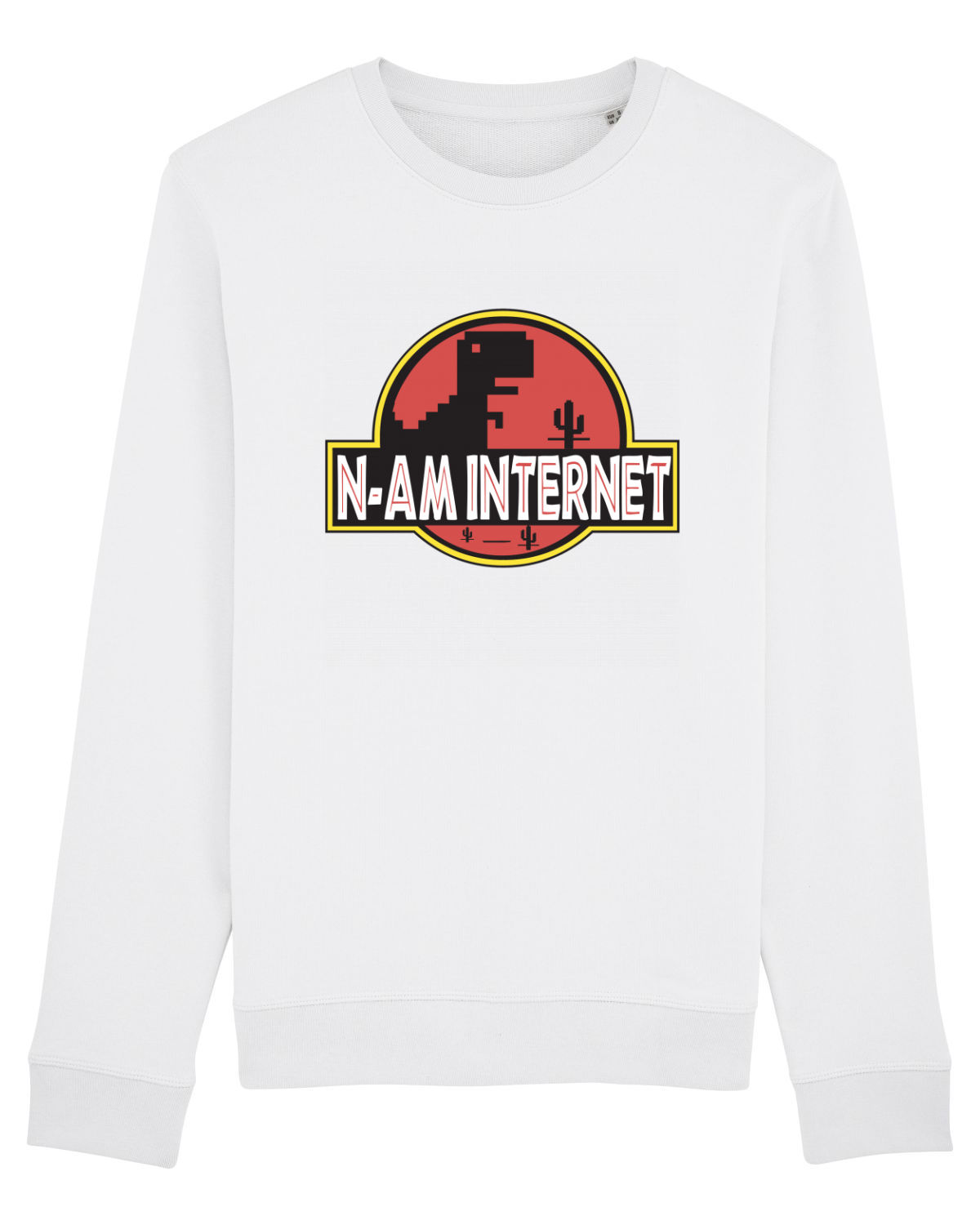 Bluză mânecă lungă Unisex Rise White