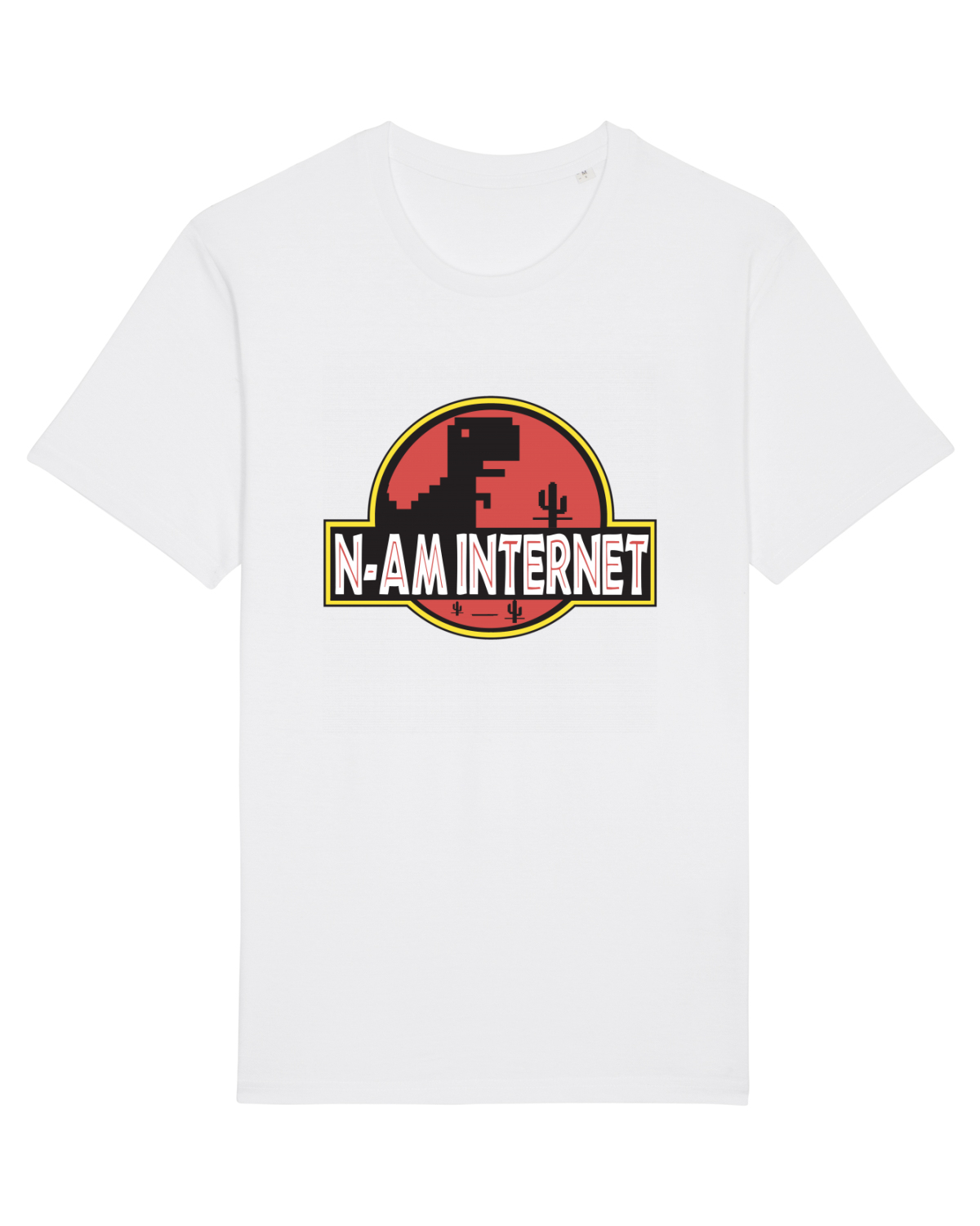 Tricou mânecă scurtă Unisex Rocker White