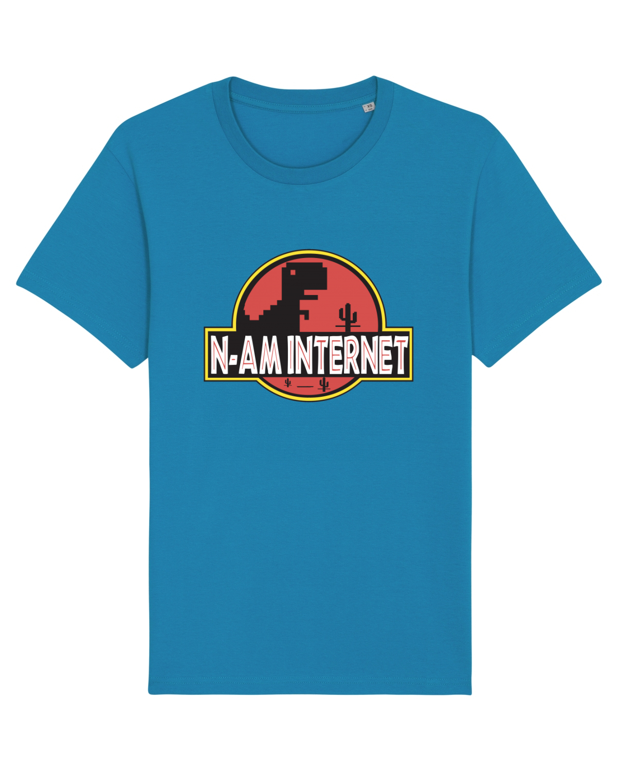 Tricou mânecă scurtă Unisex Rocker Azur