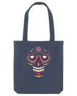 Pink Salsa Skull Sacoșă textilă