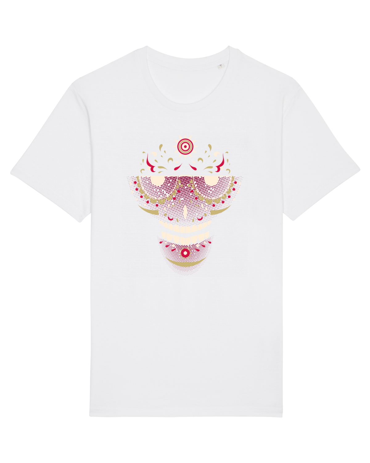 Tricou mânecă scurtă Unisex Rocker White