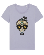 Dollar Sugar Skull Tricou mânecă scurtă guler larg fitted Damă Expresser