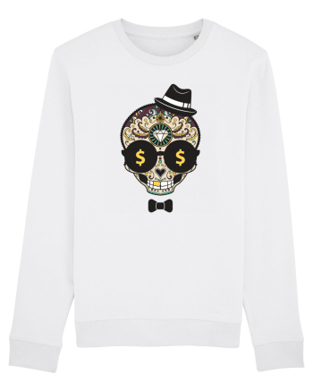 Dollar Sugar Skull White