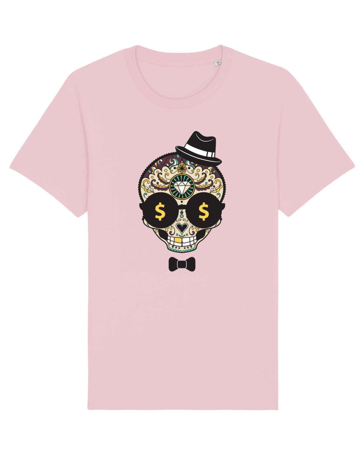 Tricou mânecă scurtă Unisex Rocker Cotton Pink