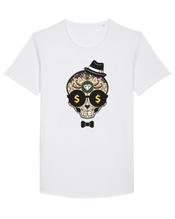 Dollar Sugar Skull White