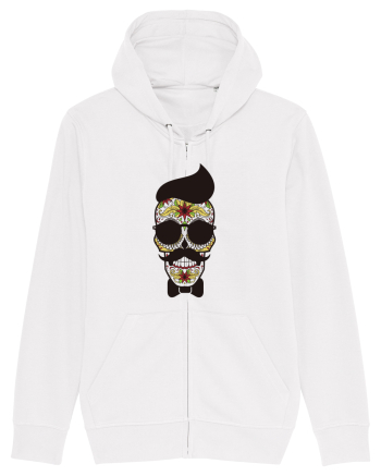 Hipster Skull White