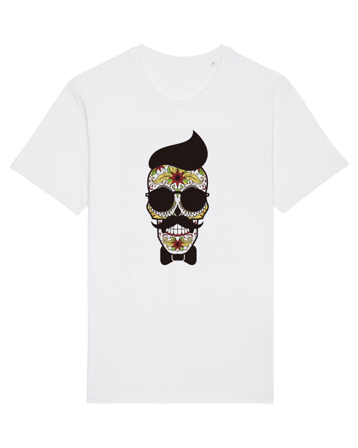 Tricou mânecă scurtă Unisex Rocker White