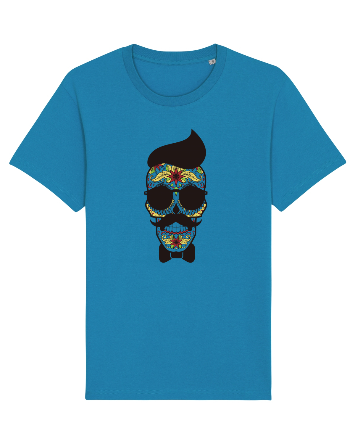 Tricou mânecă scurtă Unisex Rocker Azur