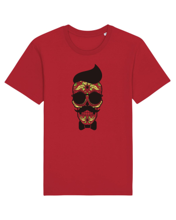Hipster Skull Red