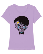 Monster Smile Tricou mânecă scurtă guler larg fitted Damă Expresser