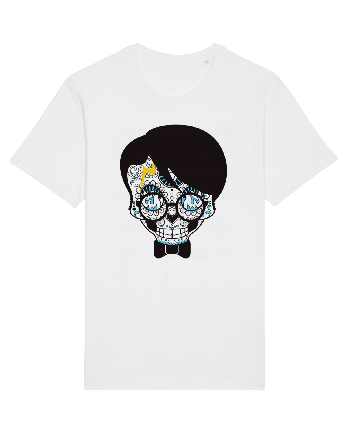 Tricou mânecă scurtă Unisex Rocker White