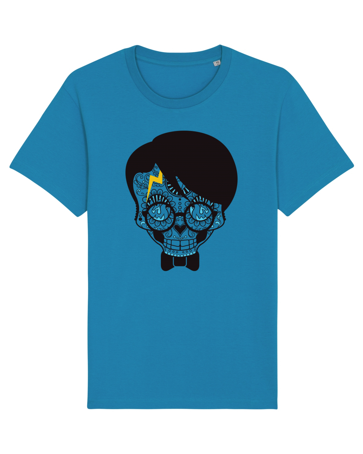Tricou mânecă scurtă Unisex Rocker Azur