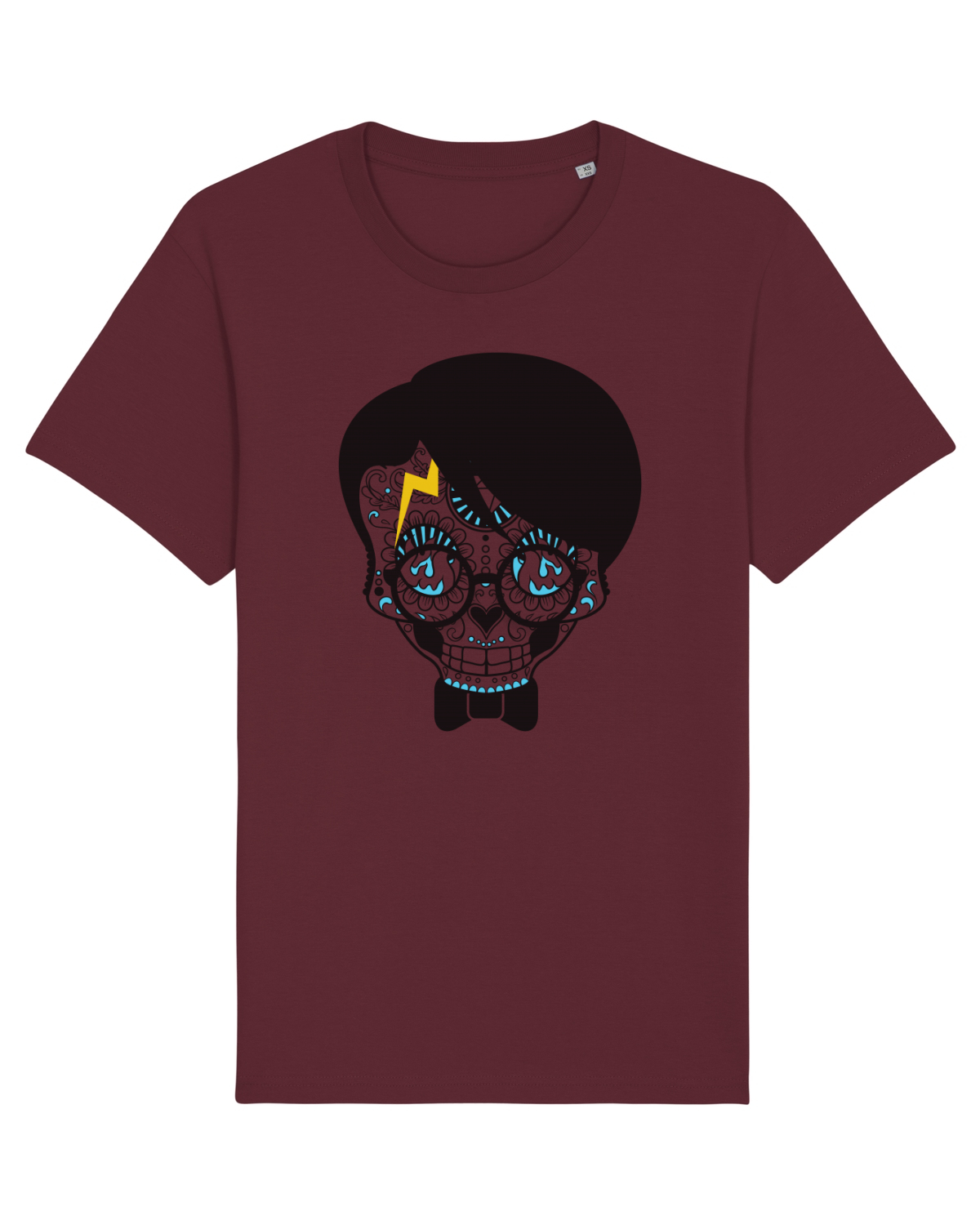 Tricou mânecă scurtă Unisex Rocker Burgundy