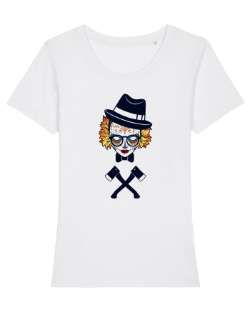 Autumn Monster Skull White