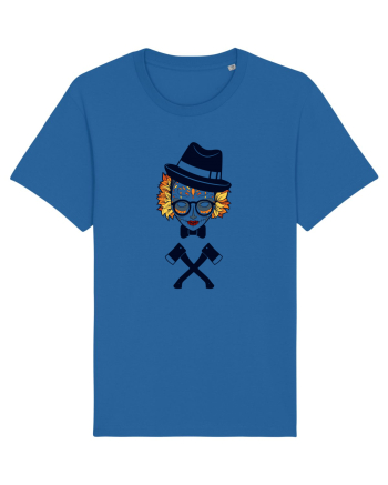 Autumn Monster Skull Royal Blue