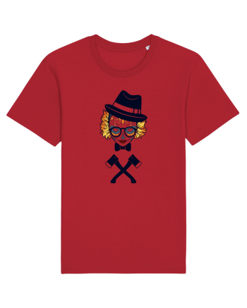 Autumn Monster Skull Red