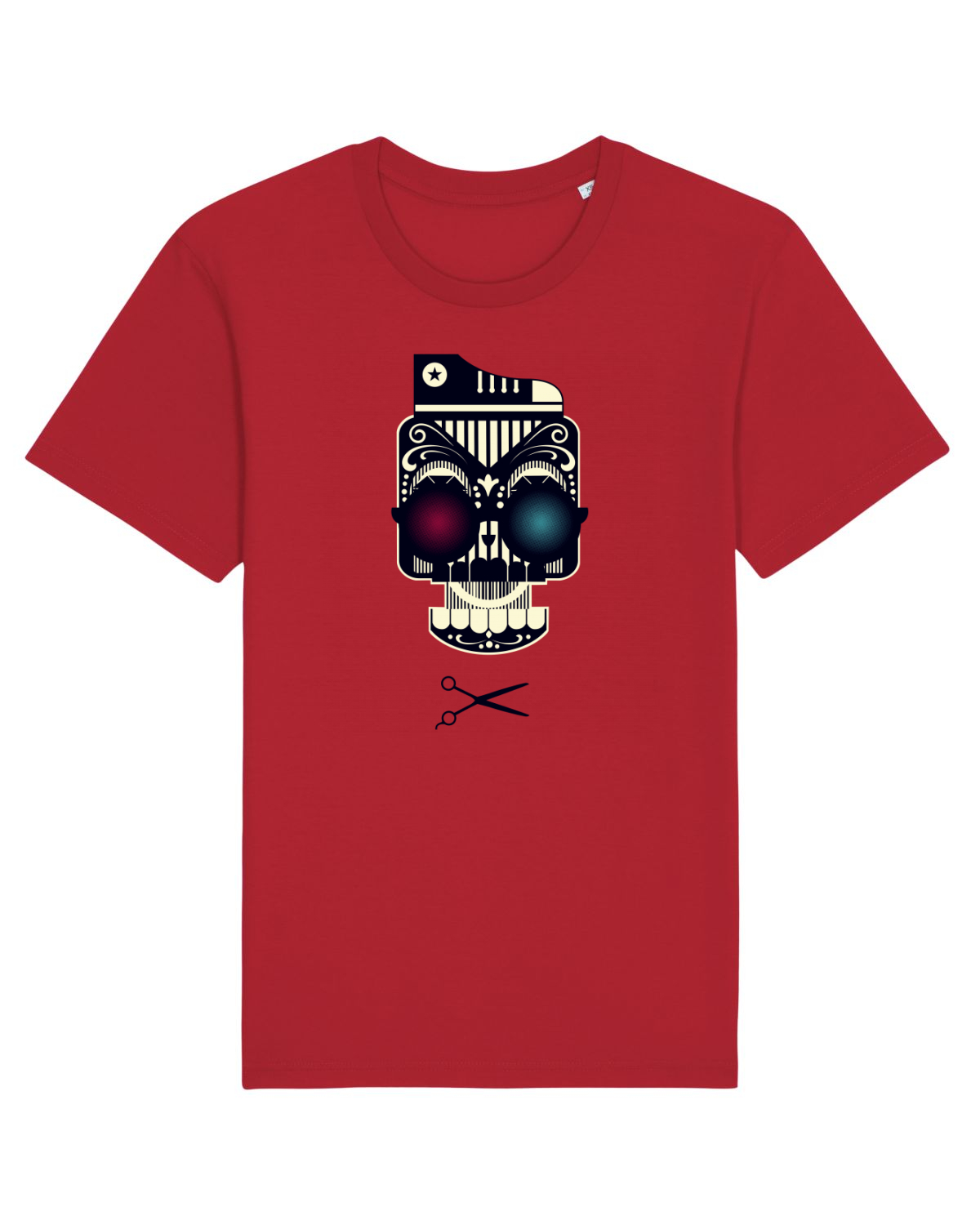 Tricou mânecă scurtă Unisex Rocker Red