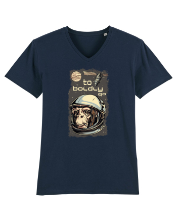 To Boldly Go Astronaut Ape French Navy