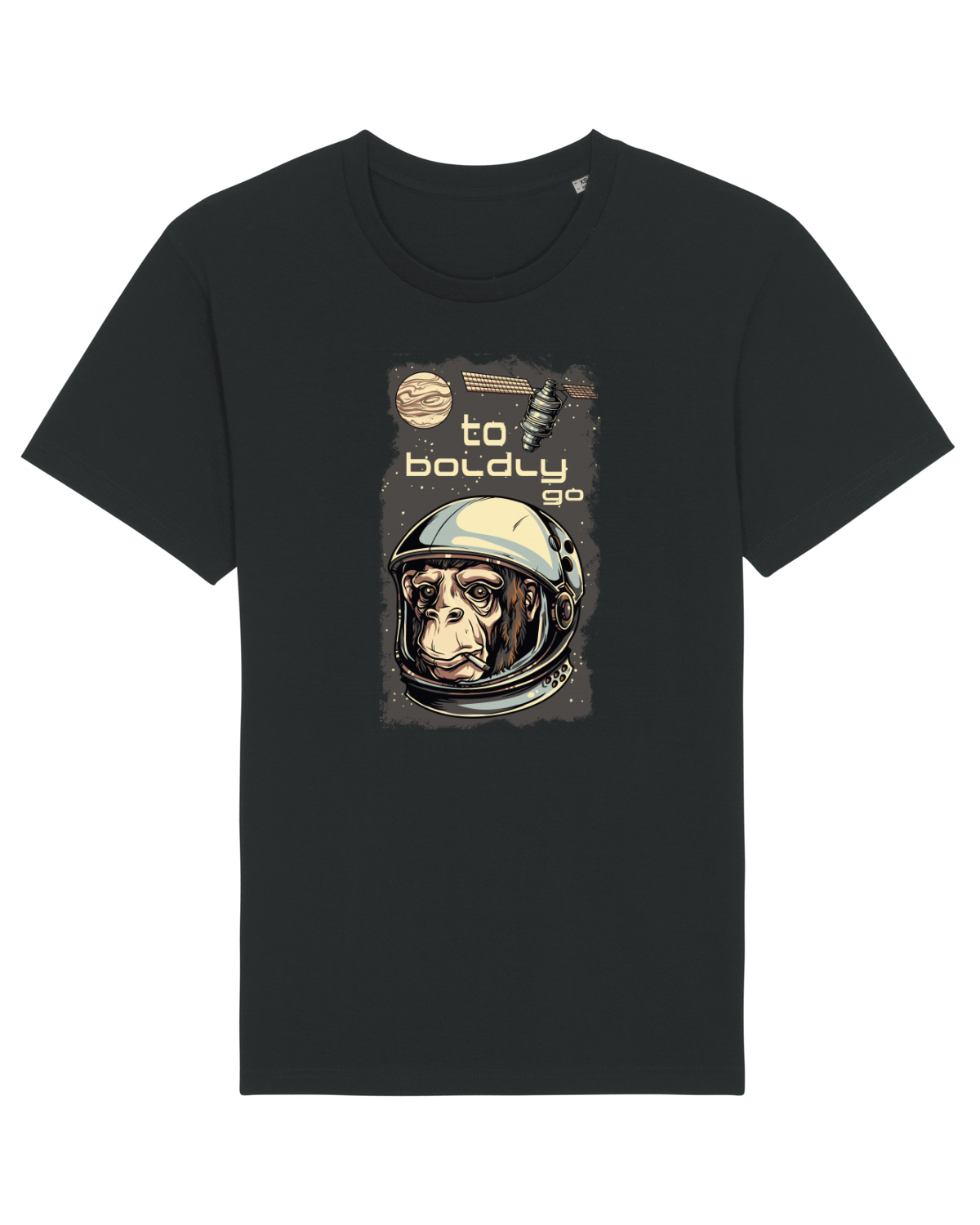 Tricou mânecă scurtă Unisex Rocker Black