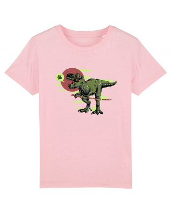 Samurai T-rex Cotton Pink