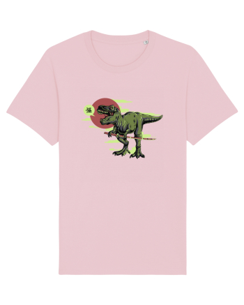 Samurai T-rex Cotton Pink