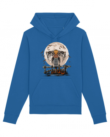 Pumpkin Head Scarecrow Royal Blue