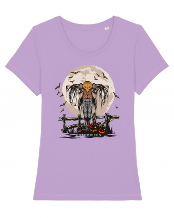 Pumpkin Head Scarecrow Lavender Dawn