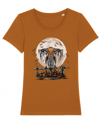 Pumpkin Head Scarecrow Roasted Orange