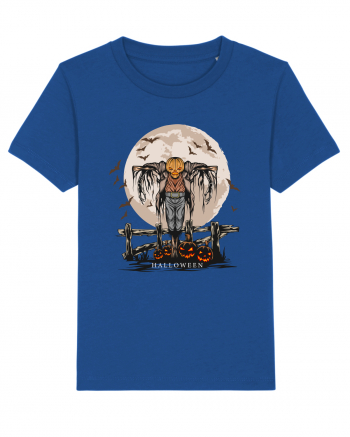 Pumpkin Head Scarecrow Majorelle Blue