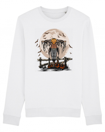 Pumpkin Head Scarecrow White