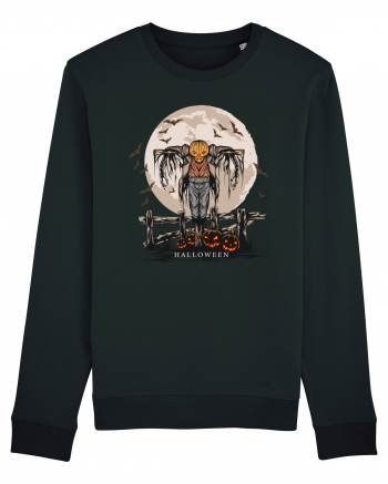 Pumpkin Head Scarecrow Black